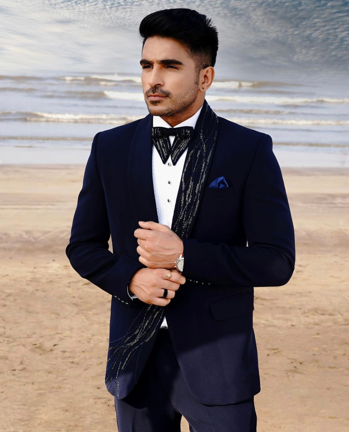 The Regal Hand-Embroidered Tuxedo