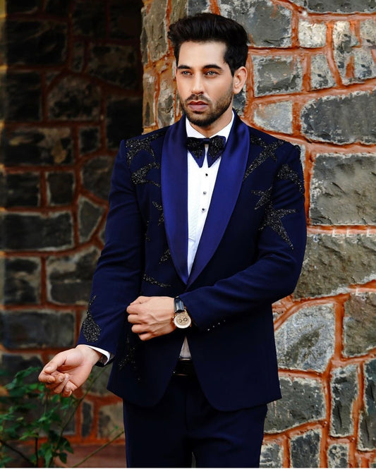 The Regal Hand-Embroidered Tuxedo