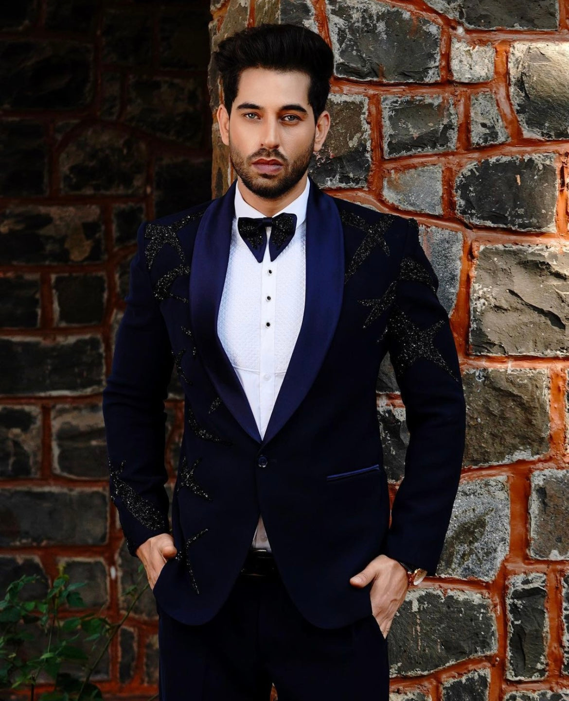 The Regal Hand-Embroidered Tuxedo