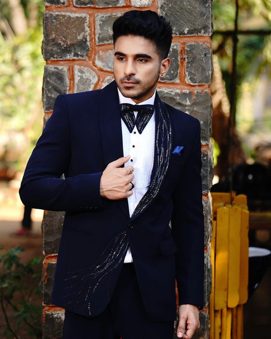 The Regal Hand-Embroidered Tuxedo