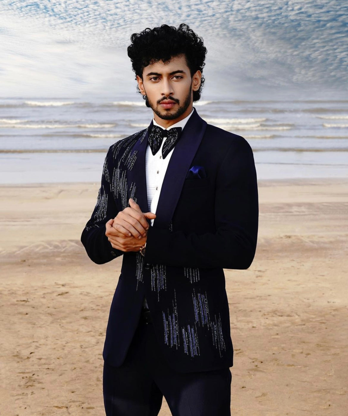 The Regal Hand-Embroidered Tuxedo