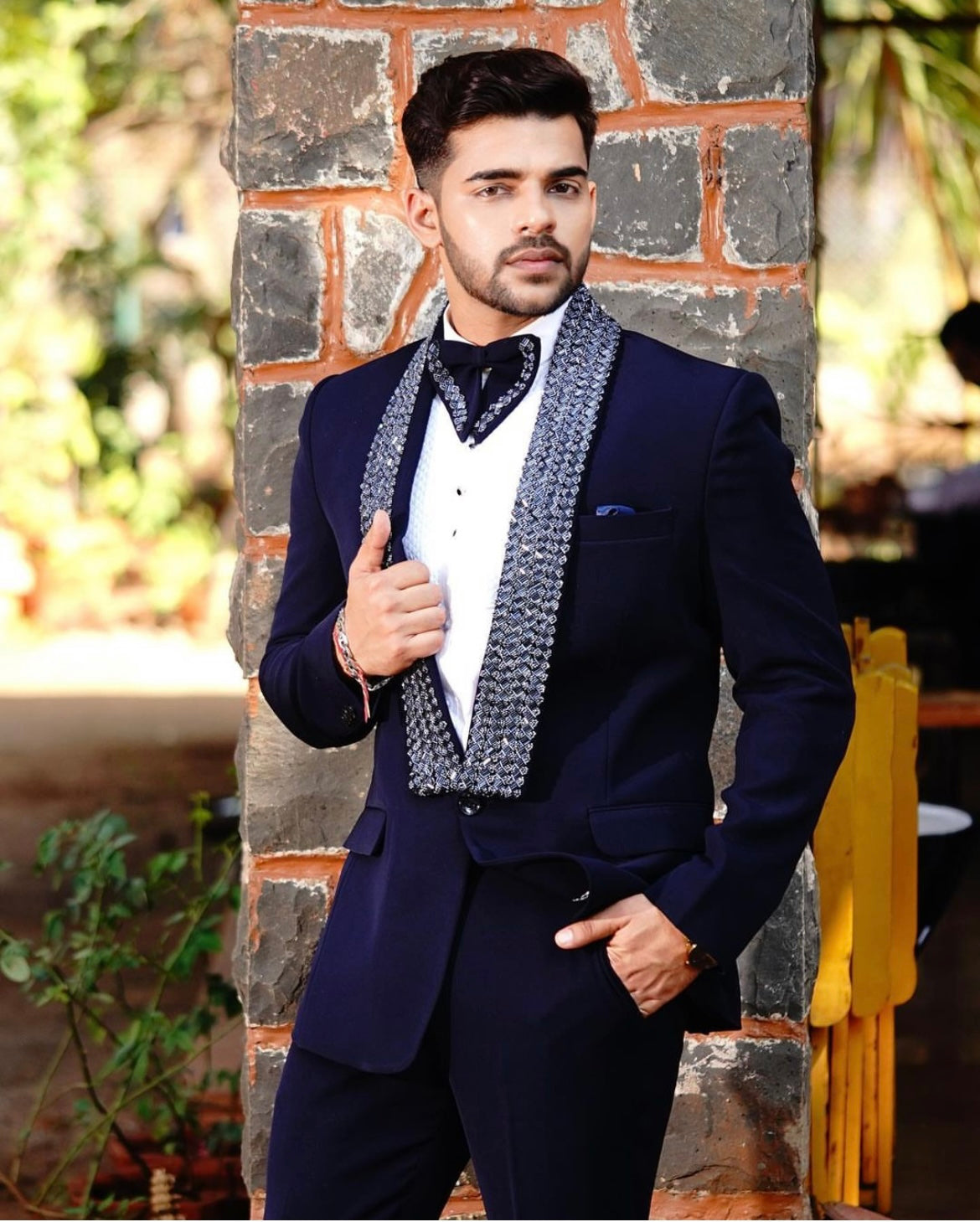 The Regal Hand-Embroidered Tuxedo