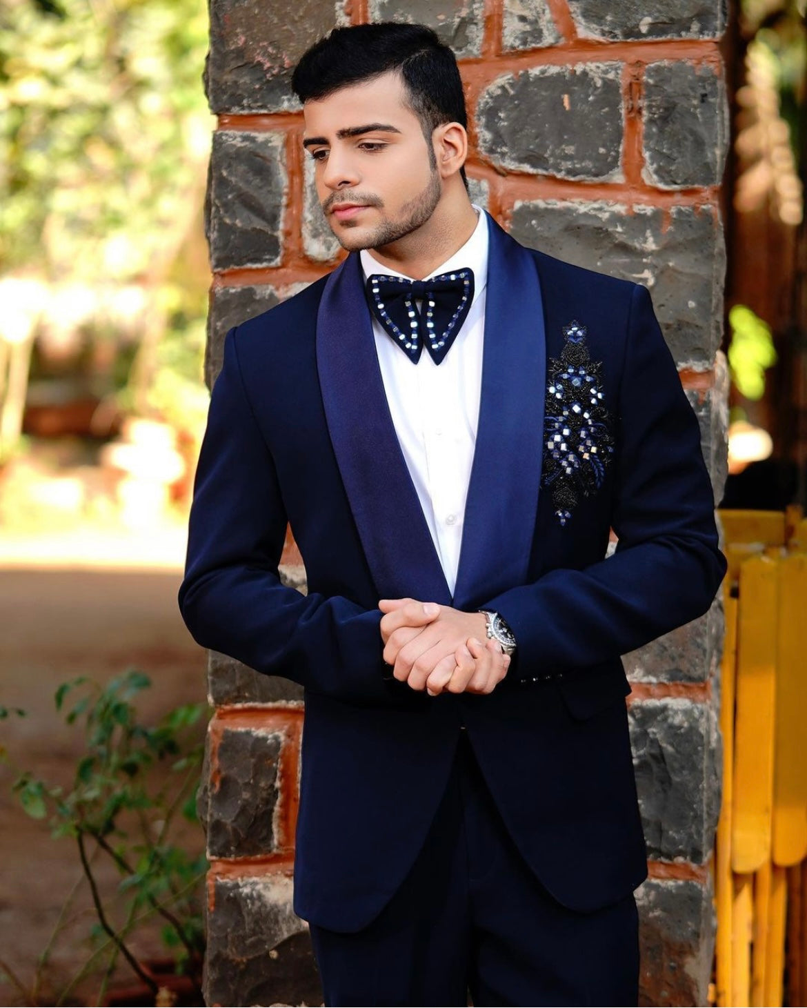 The Regal Hand-Embroidered Tuxedo