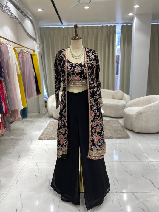Black Shrug Suit Set