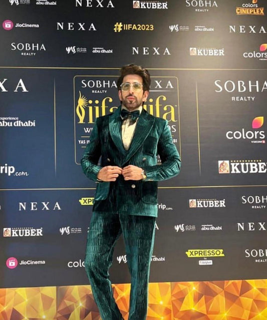 Vishal Kotian In our Green Velvet Tuxido