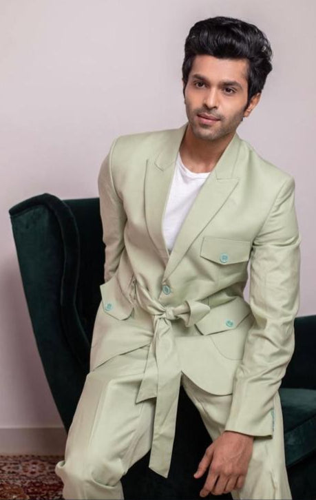 Tv Actor Kunal Singh In Green Belt Suit