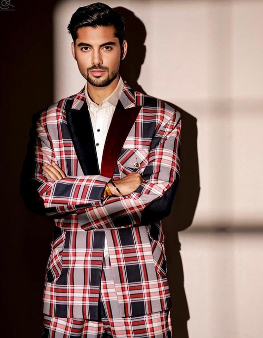 Mohit Kapoor in Our Check Blazer