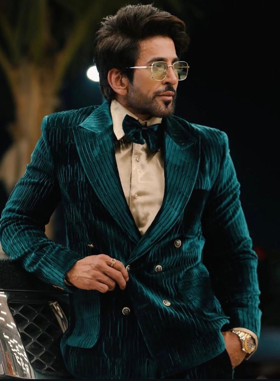 Vishal Kotian In our Green Velvet Tuxido