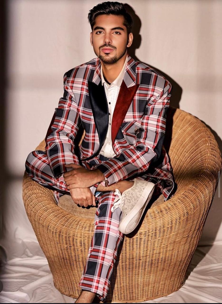 Mohit Kapoor in Our Check Blazer